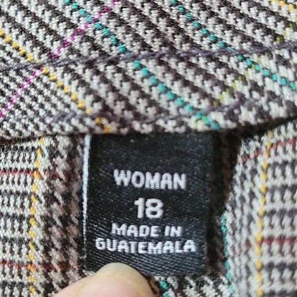 Roz & Ali‎ woman's multicolored striped dress pants - Picture 5 of 7